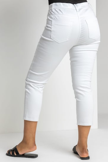 Roman Petite Cropped Jegging - Stylish Women's Jeggings - Available In White