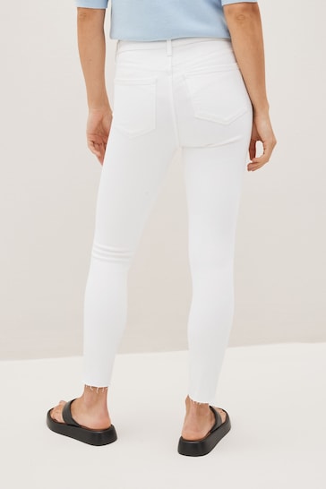 High Waisted Universal Jeggings - Stylish Women's Jeggings - Available In White