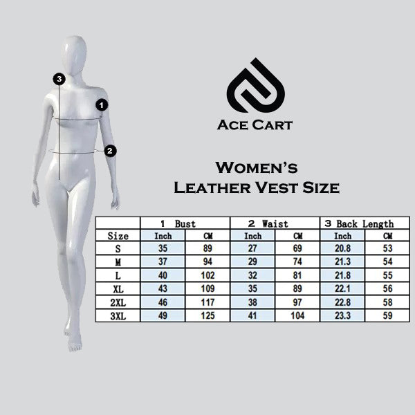 Ace Butter Women's Genuine Leather Vest