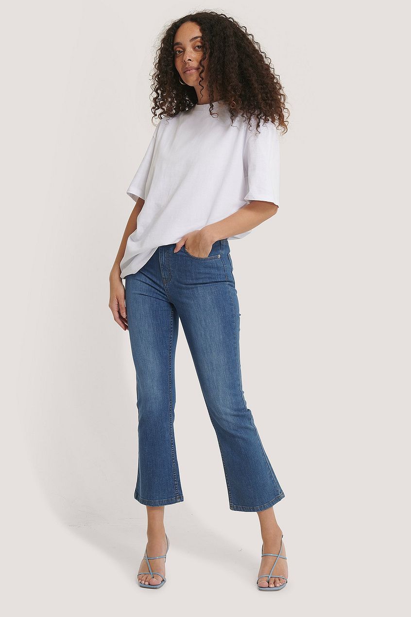 Kick Flare Skinny Jeans For Womens