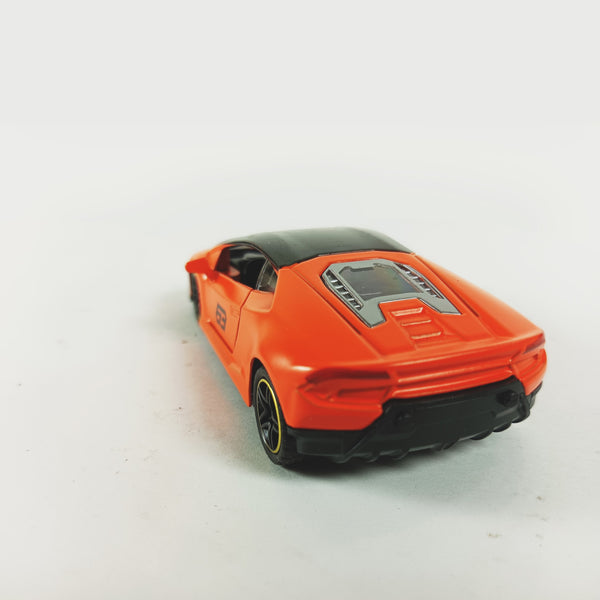 High-Quality Pull Back Sports Car - Orange