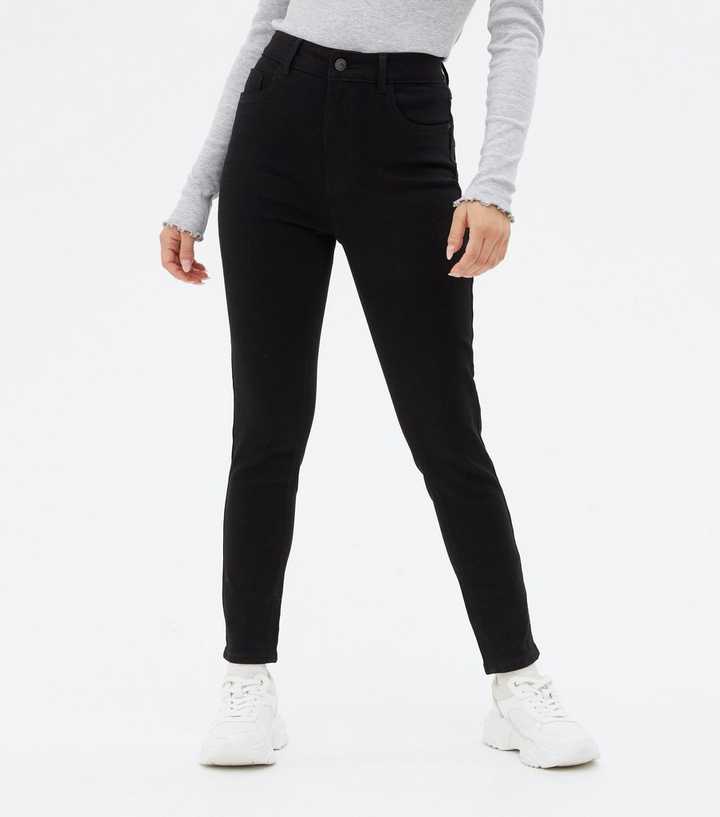 Petite Black Dark Wash Lift & Shape Jenna Skinny Jeans