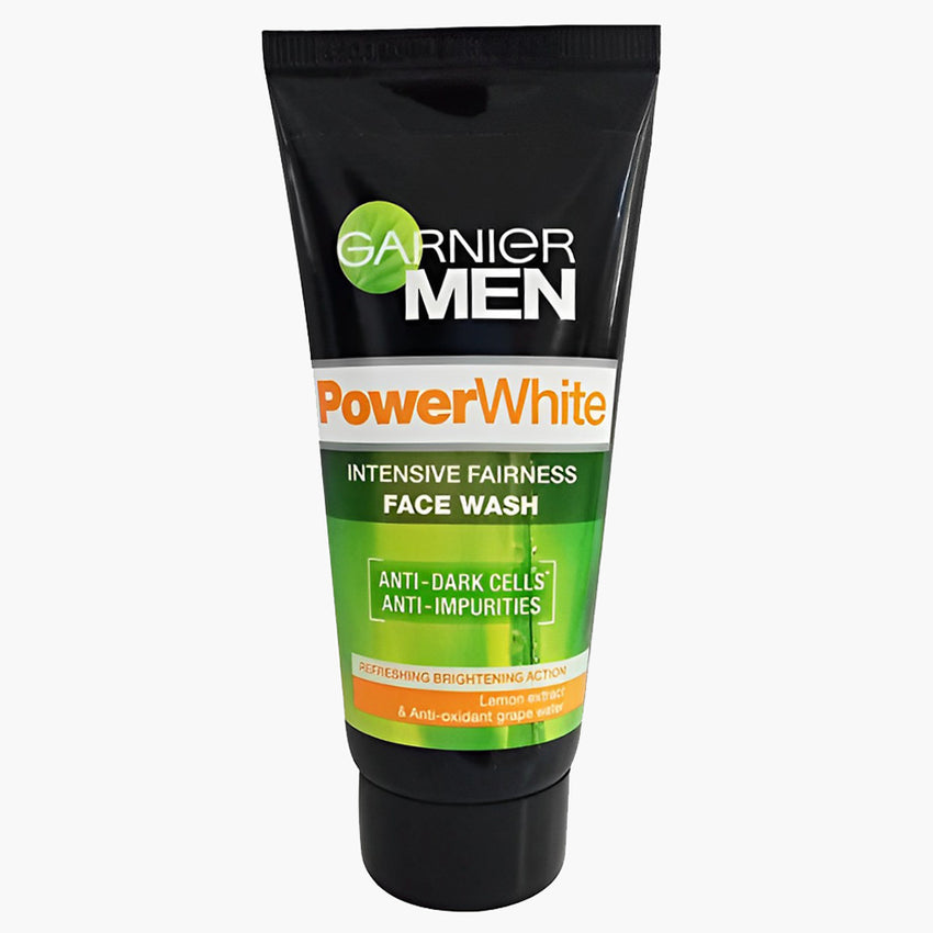 Garnier Men Power White Face Wash 100ml - Front View