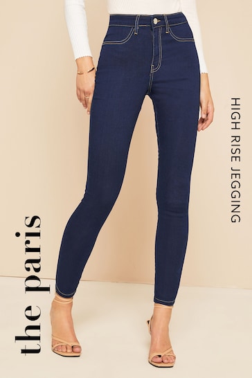 Friends Like These High Waisted Jeggings - Stylish Women's Jeggings - Available In Indigo
