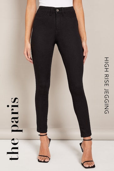 Friends Like These High Waisted Jeggings - Stylish Women's Jeggings - Available In Black