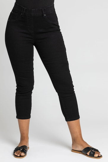 Roman Petite Cropped Jegging - Stylish Women's Jeggings - Available In Black