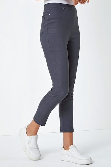 Roman Stretch Jean - Stylish Women's Jeggings - Available In Grey