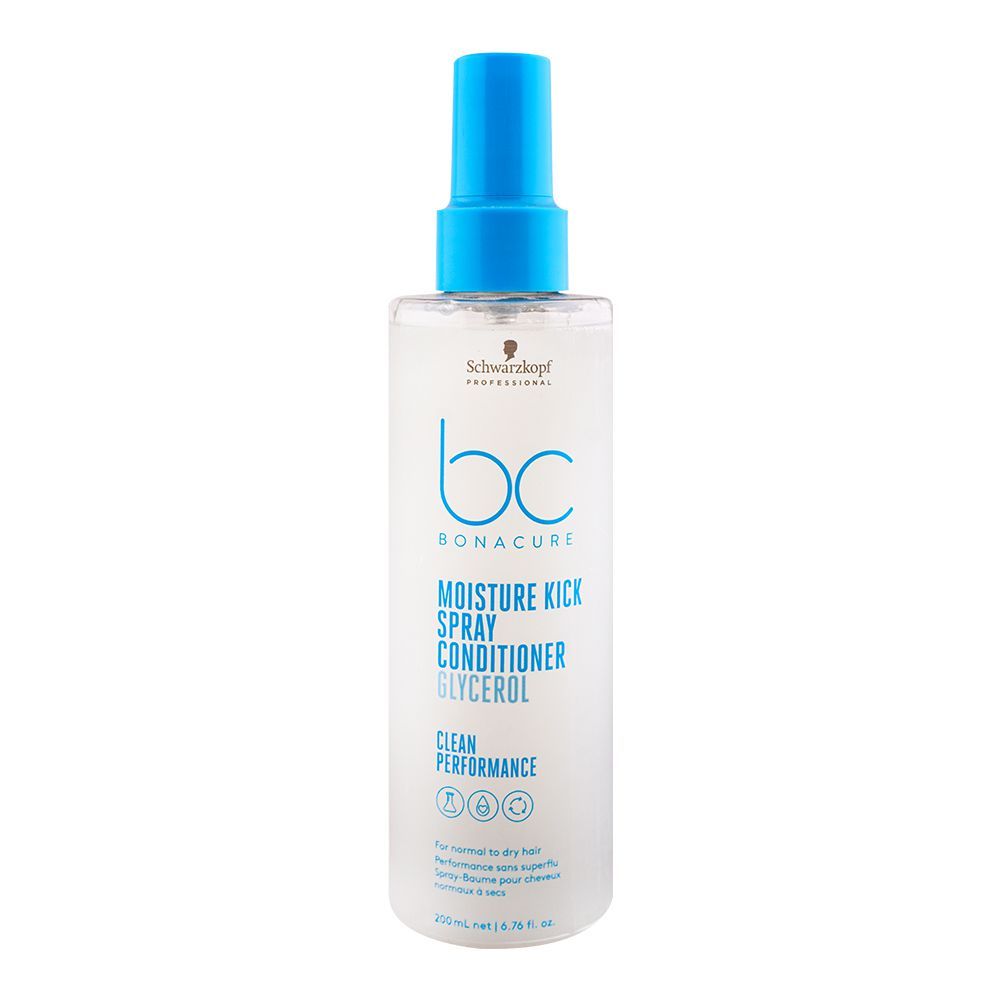 Schwarzkopf Bonacure Moisture Kick Spray Conditioner 200ml - Front View