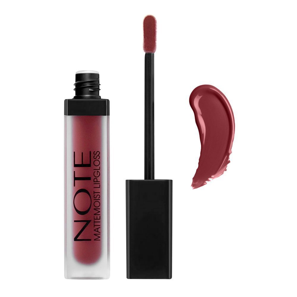J. Note Matte Moist Lipgloss, 404 Jolly - Front View