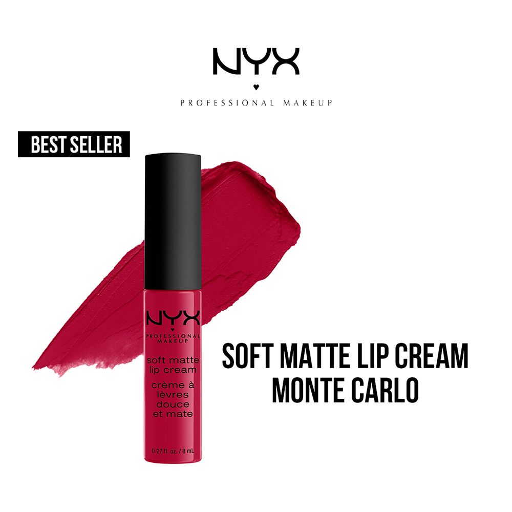 NYX Soft Matte Lip Cream, 10 Monte Carlo - Front View