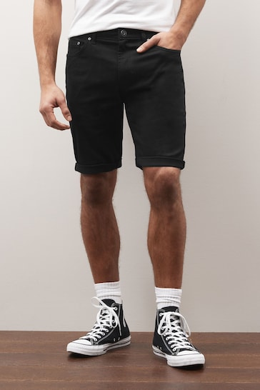 Motionflex 5 Pocket Chino Shorts For Mens Black