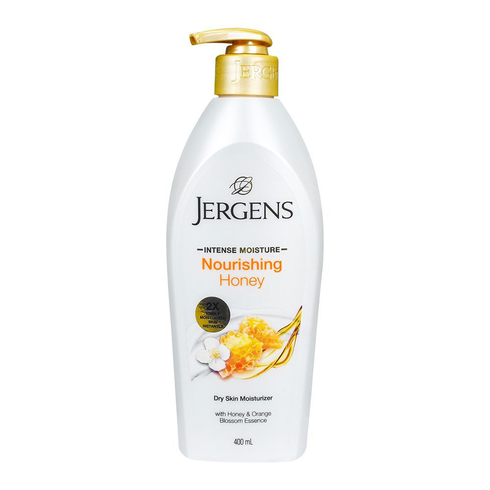 Jergens Nourishing Honey Body Lotion, 400ml - Front View