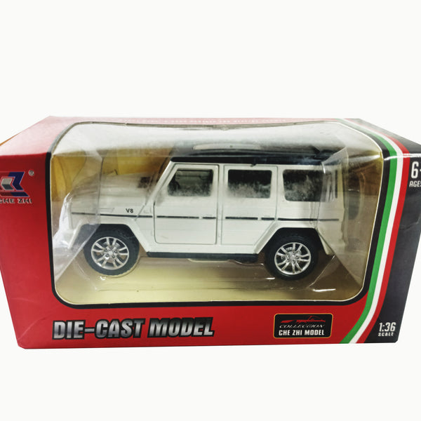 Die-Cast Model of G-Class Mercedes (White)