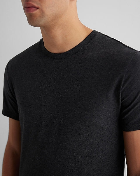 Perfect Cotton Crew Neck T-Shirt Charcoal
