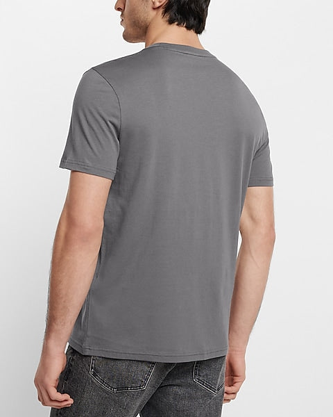 Perfect Cotton Crew Neck T-Shirt Grey