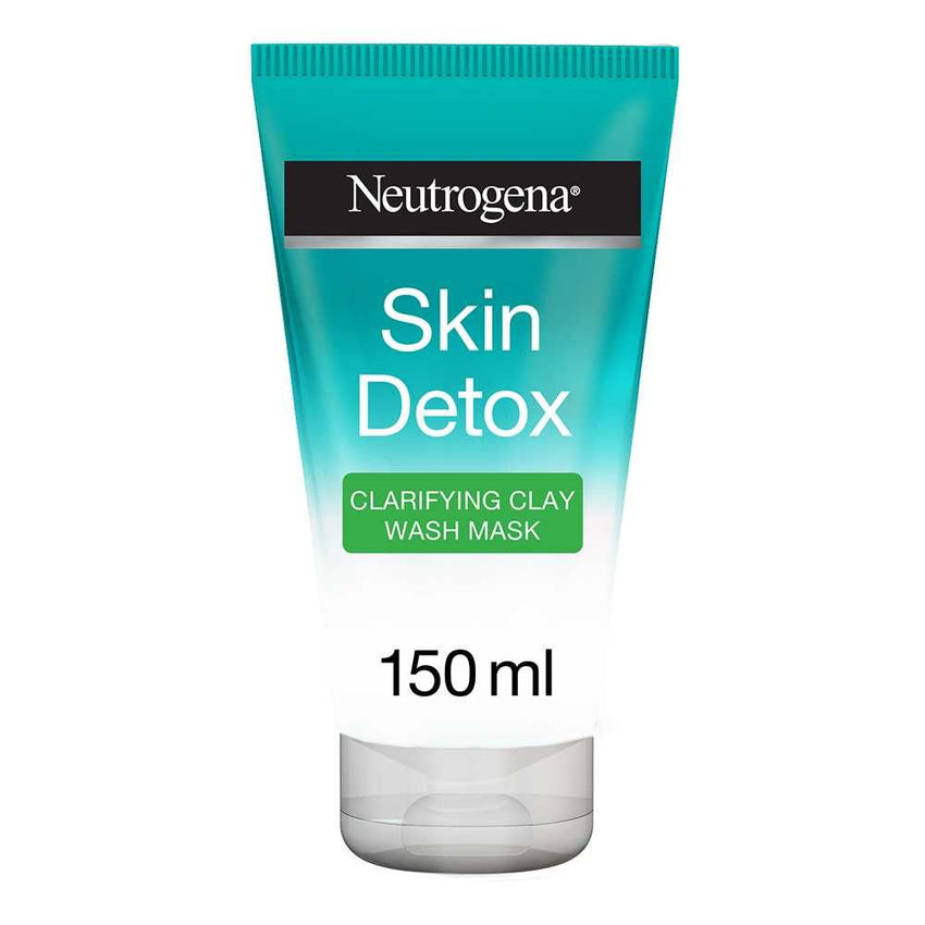 Neutrogena Skin Detox Clarifying Clay Wash Mask, All Skin Types, 150ml -  Front View