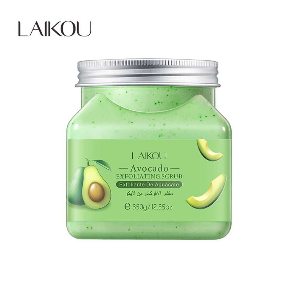 Laikou Avocado Exfoliating Body Scrub, 350g, LK83502A - Front View