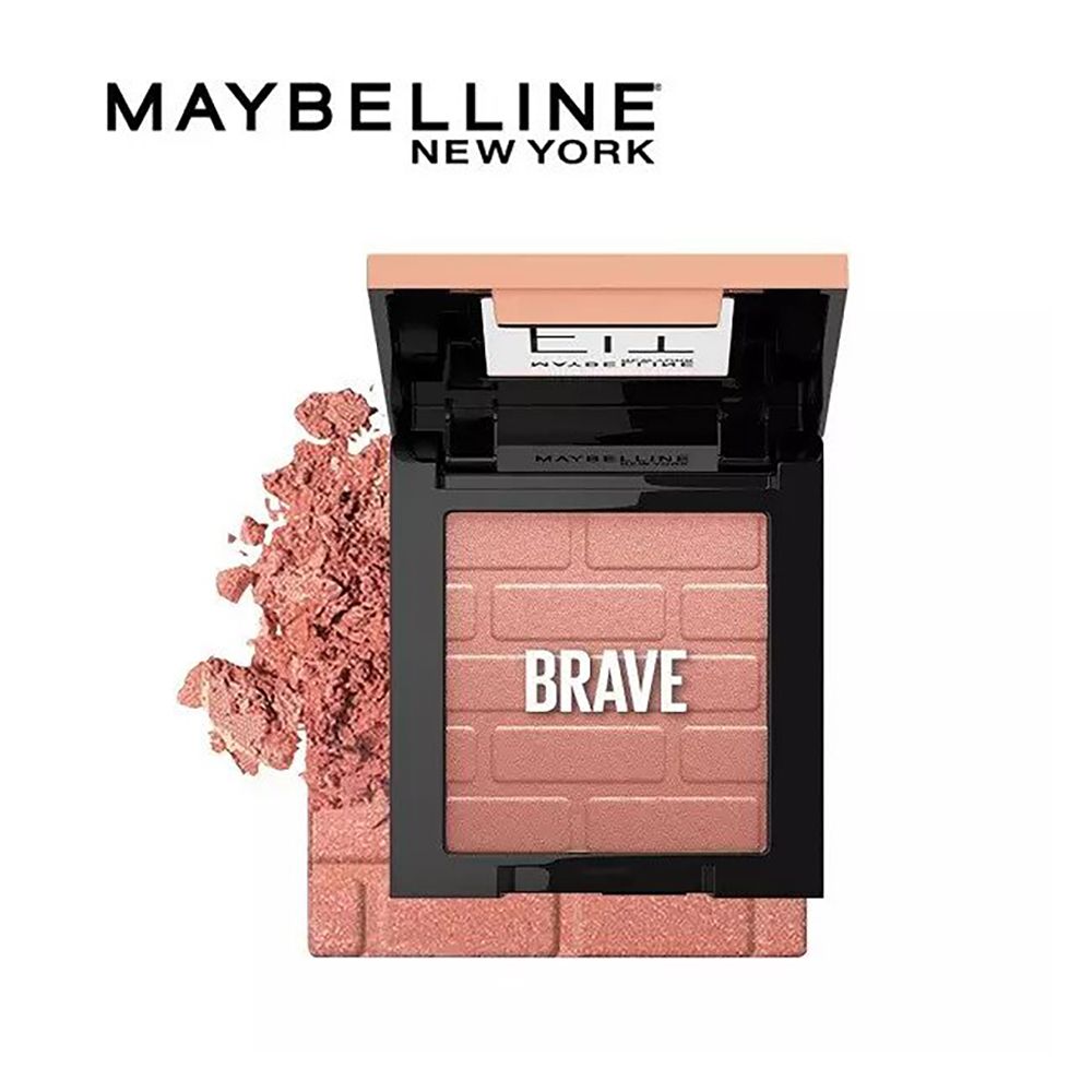 Maybelline New York Fit Me Mono Blush, 16 HR Long Lasting Wear, 10, Brave - Front View