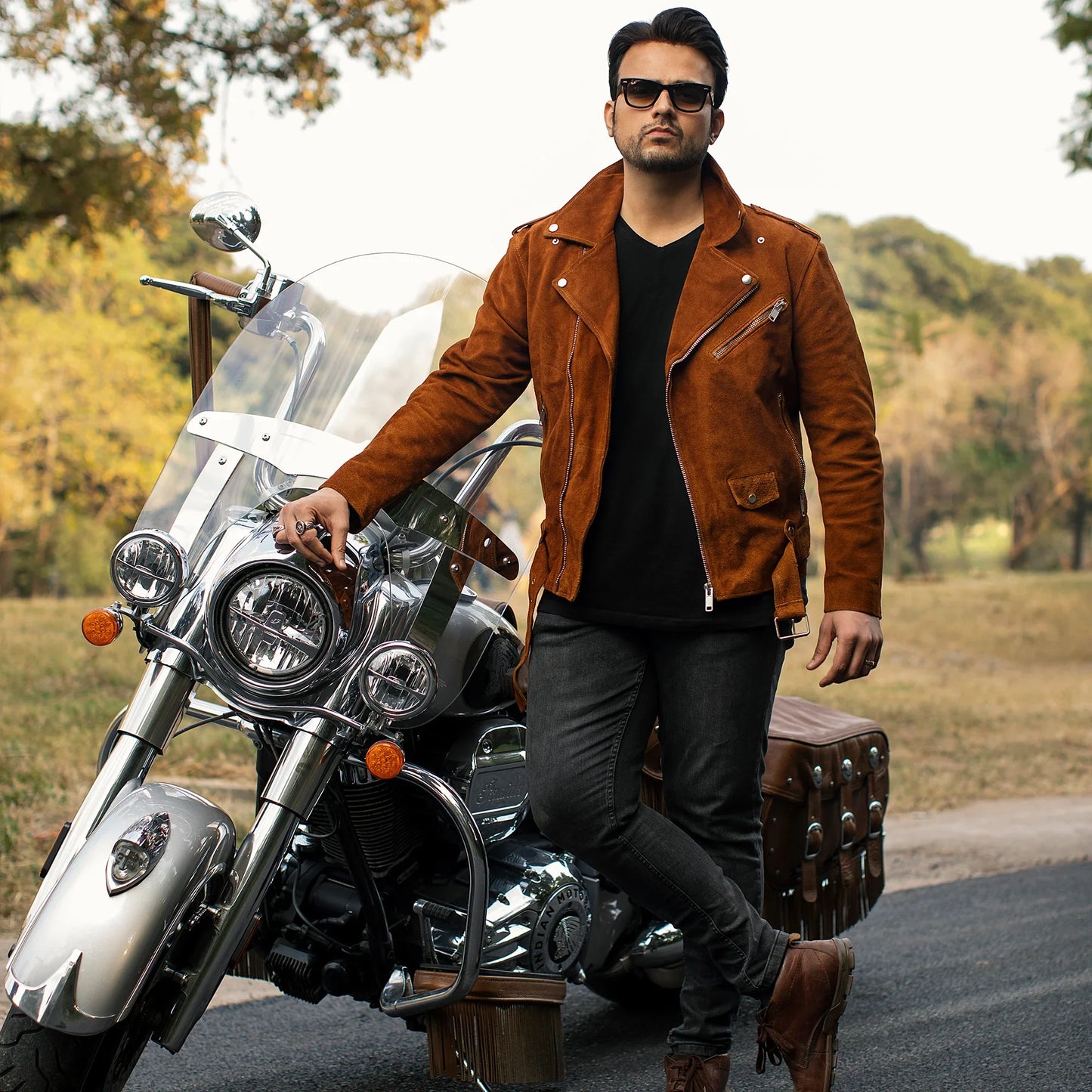 Legendary Suede Perfecto Men's Leather Jacket