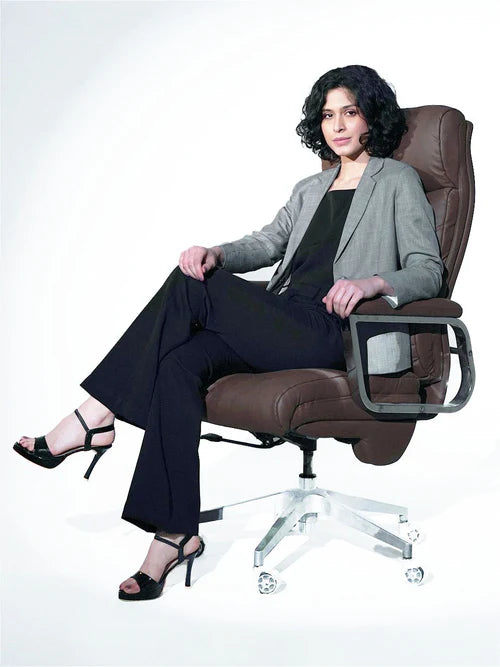 Elegant Grey Blazer Suit for Women with Black Pant
