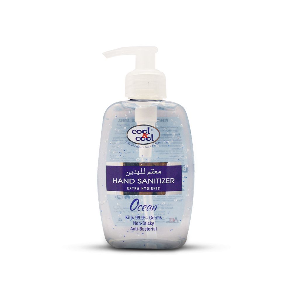 Cool & Cool Ocean Hand Sanitizer, 250ml - Front View