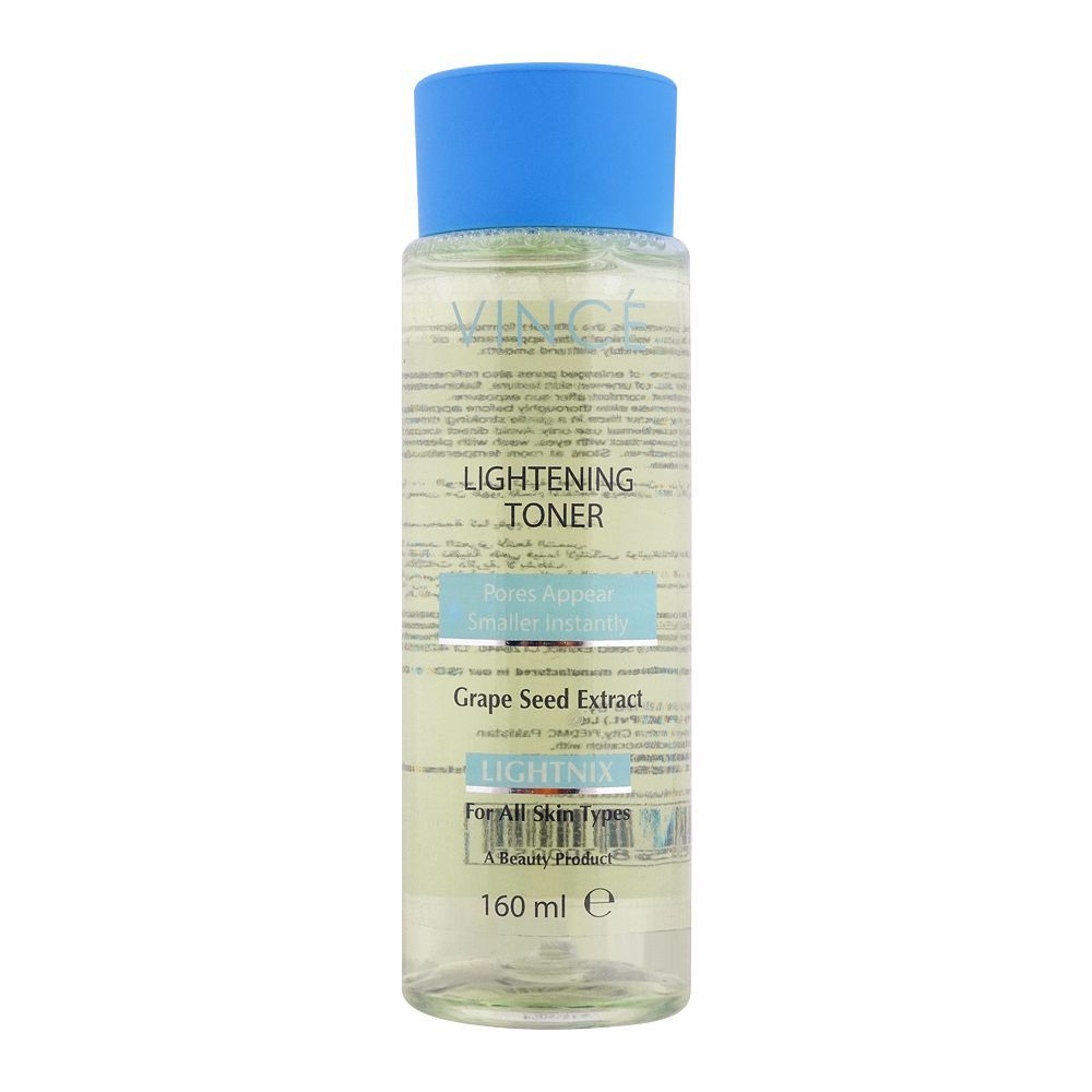 Vince Pores Appear Smaller Instantly Lightnix Lightening Toner, All Skin Types, 160ml - Front View