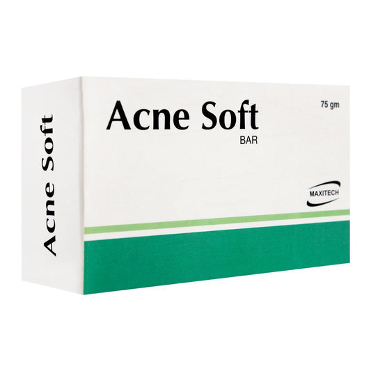 Maxitech Acne Soft Soap Bar, 75g - Front View