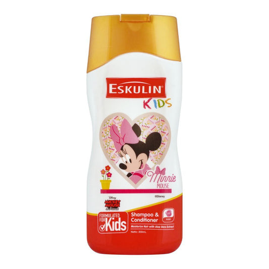 Disney Eskulin Kids Minnie Mouse Shampoo & Conditioner, 200ml - Front View
