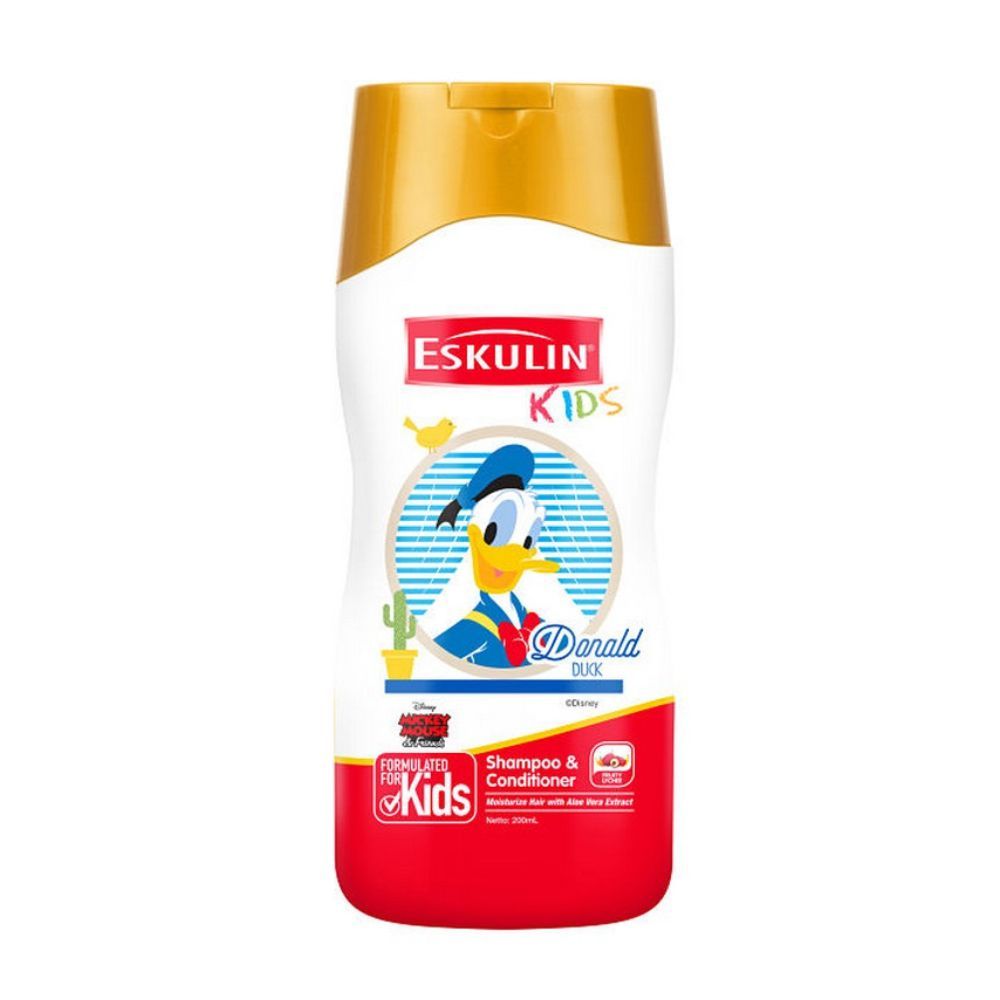 Disney Eskulin Kids Donald Duck Shampoo & Conditioner, 200ml - Front View