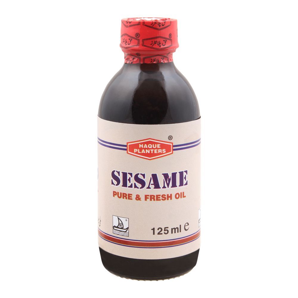 Haque Planters Sesame Seed Oil, 125ml - Front View