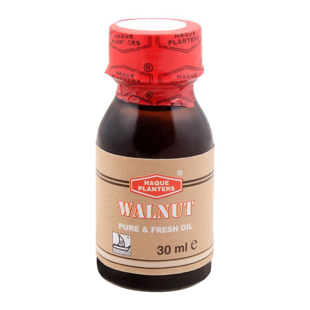 Haque Planters Walnut Oil, 30ml - Front View