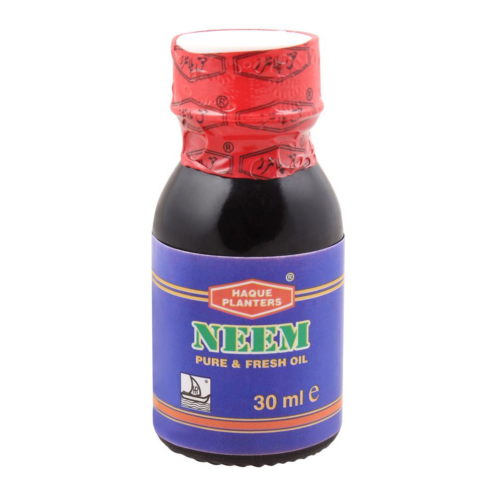 Haque Planters Neem Oil, 30ml - Front View