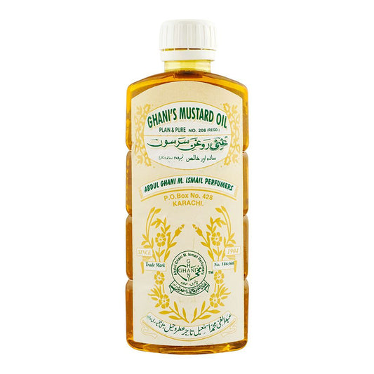 Ghani's Mustard Hair Oil, 180ml - Front View