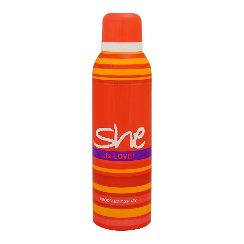 She Is Love Deodorant Spray, For Women, 200ml - Front View
