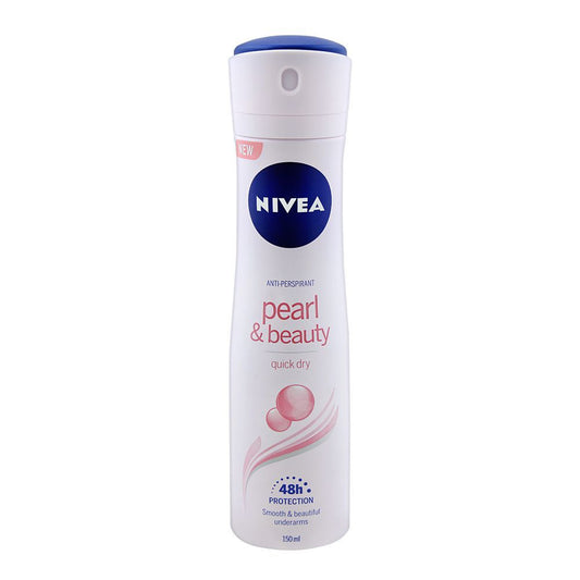Nivea 48H Pearl & Beauty Anti-Perspirant Deodorant Spray 150ml - Front View