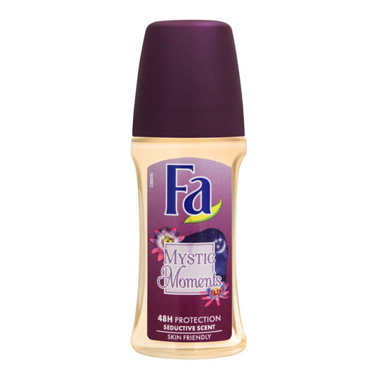 Fa 48H Protection Mystic Moments Seductive Scent Roll-On Deodorant, For Women, 50ml - Front View