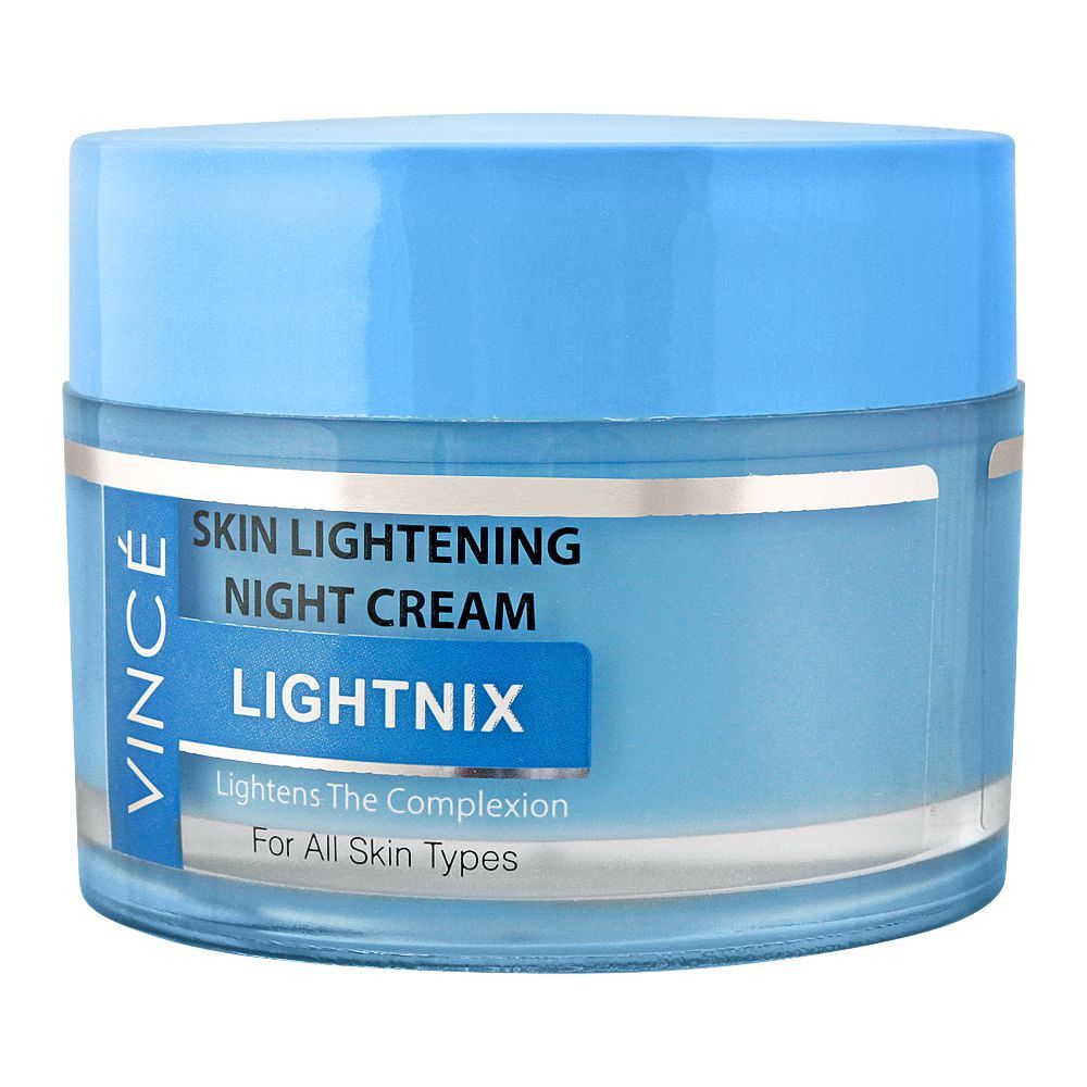 Vince Lightnix Skin Lightening Night Cream, All Skin Types, 50ml -  Front View