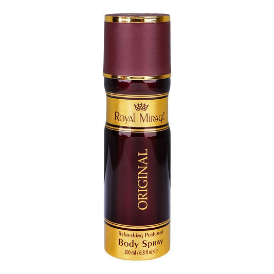 Royal Mirage Original Refreshing Perfumed Body Spray, For Men & Women, 200ml - Front View