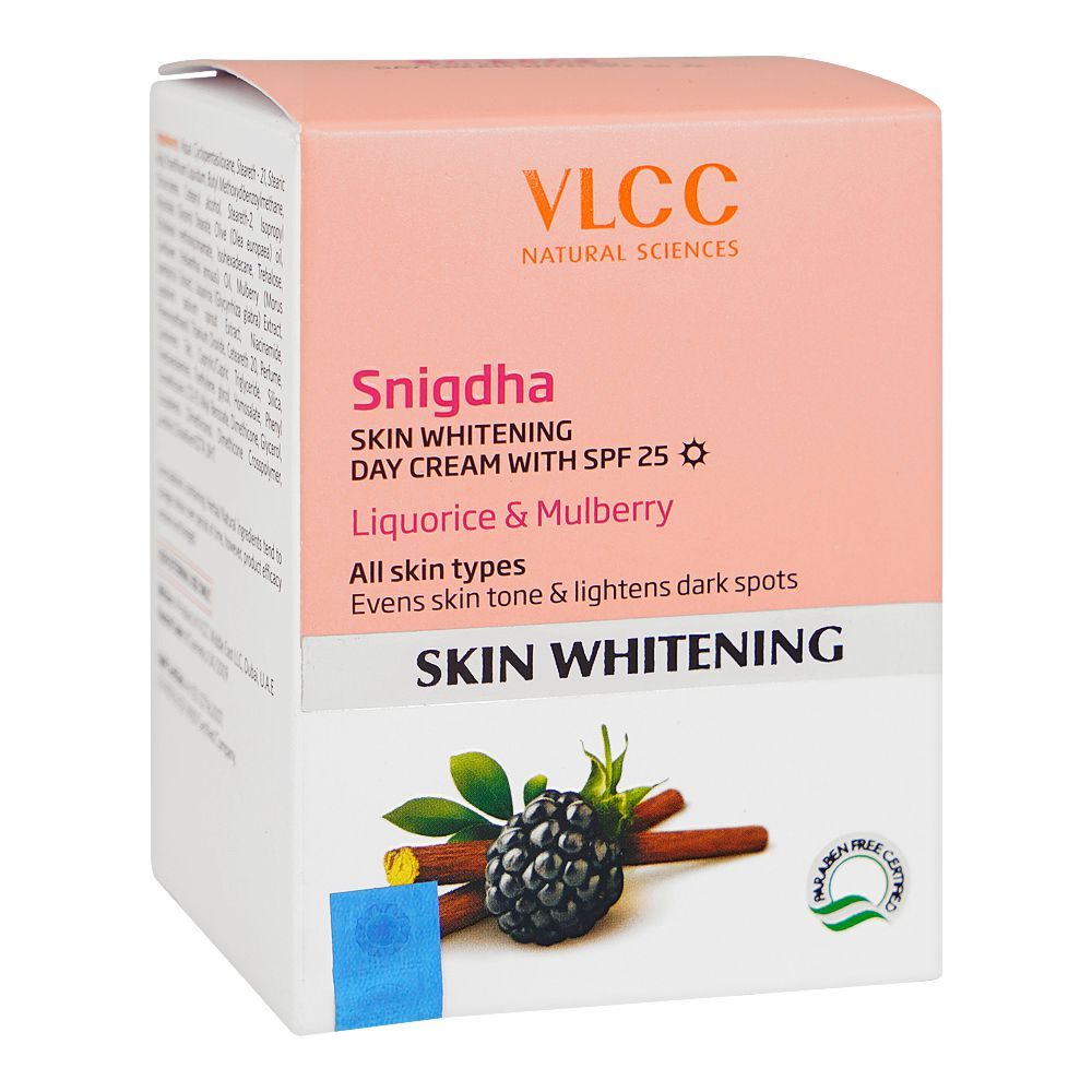VLCC Natural Sciences Snigdha Skin Whitening Day Cream With SPF 25, For All Skin Types, 50g -  Front View