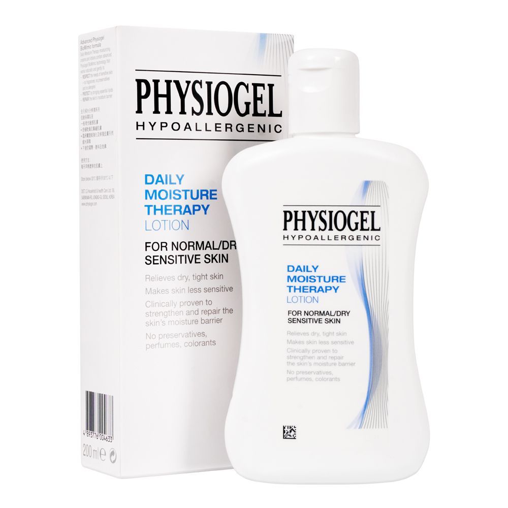Physiogel Daily Moisture Therapy Lotion, For Normal Dry and Sensitive Skin, 200ml -  Front View