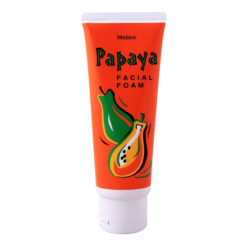 Mistine Papaya Facial Foam, 100ml - Front View