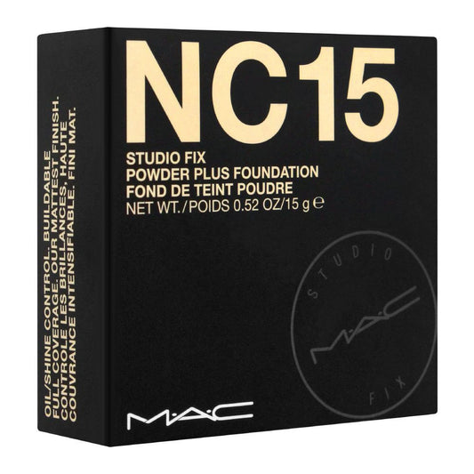 MAC Studio Fix Powder Plus Foundation, NC-15 - Front View