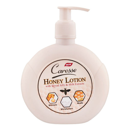 Caresse Royal Jelly & Milk Extract Honey Lotion, 320ml -  Front View