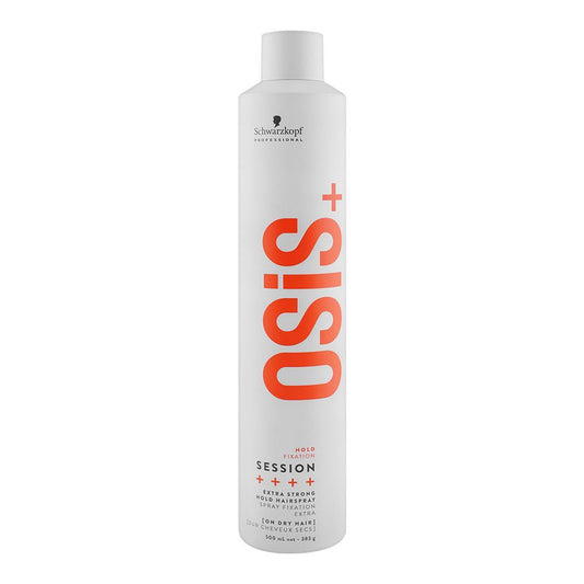 Schwarzkopf Osis+ Session Hold Fixation Extra Strong Hair Spray, 500ml - Front View