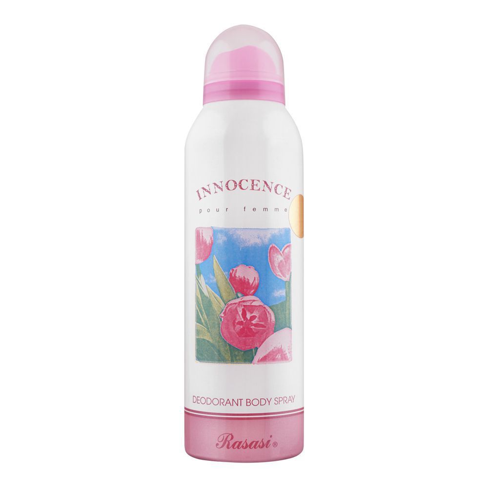 Rasasi Innocence Deodorant Spray, For Women, 200ml - Front View