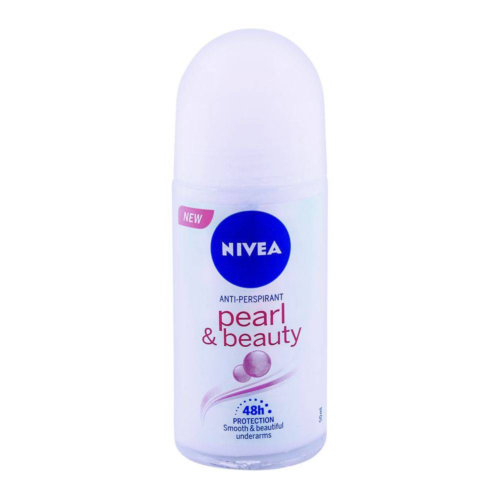 Nivea 48H Pearl & Beauty Roll On 50ml - Front View