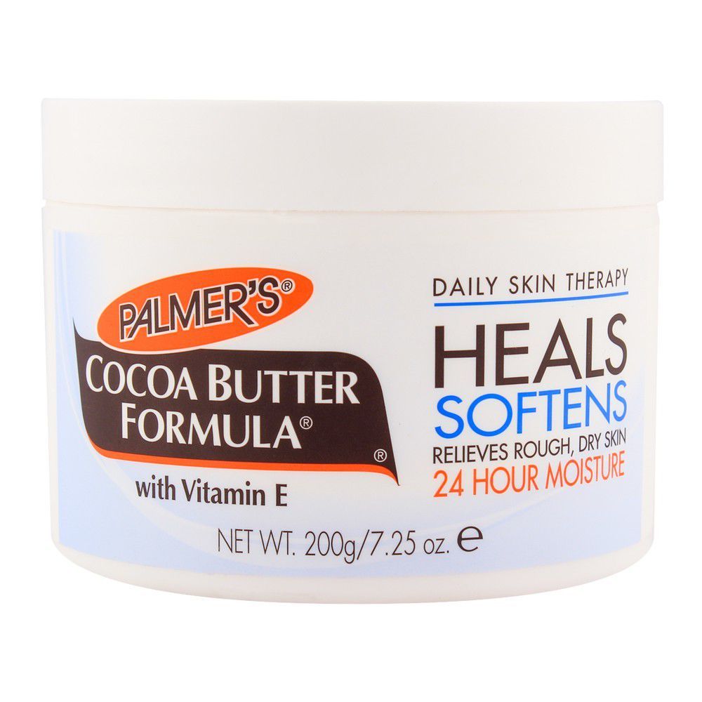 Palmer's Cocoa Butter Dry Cream Jar 200gm -  Front View