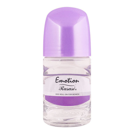 Rasasi Emotion Deo Roll-On For Women, 50ml - Front View