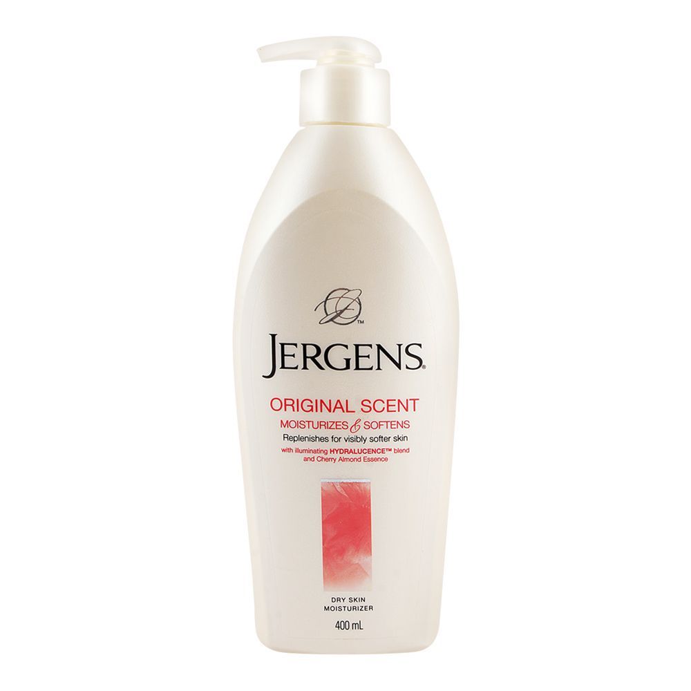 Jergens Original Scent Dry Skin Moisturizer 400ml -  Front View