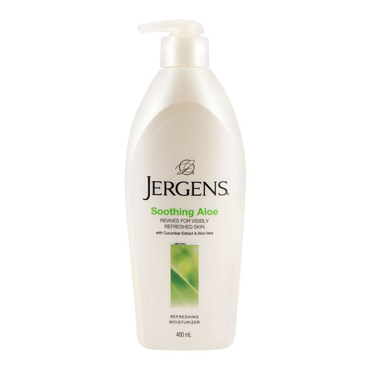 Jergens Soothing Aloe Refreshing Moisturizer 400ml -  Front View